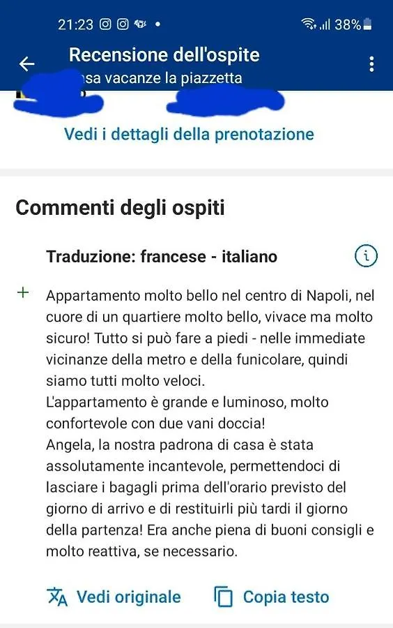 Casa Vacanze La Piazzetta Naples Apartment